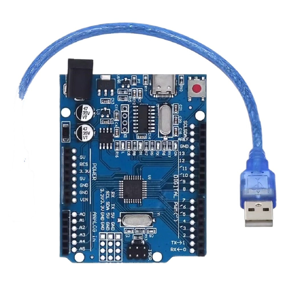 UNO R3 Arduino Compatible + Cable-5