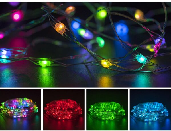 Luces de navidad Alambre mini-Chip WS2812 B 5v (5m) - Imagen 3