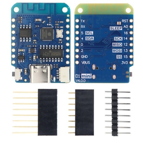 Wemos D1 Mini ESP8266 Wifi Arduino Compatible V3.0.0 4Mb-2