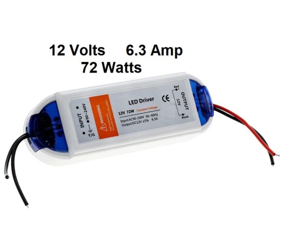 Transformador 220VAC a 12VDC 6Amp 72W (Led Driver) - Imagen 2