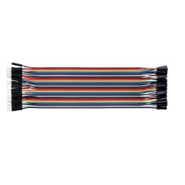 40x Pack Cable Jumper Dupont 20cm - Macho-Hembra