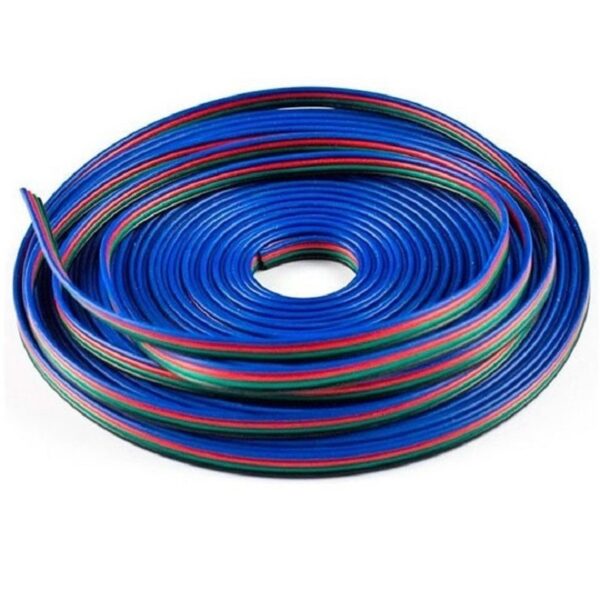2x Cable 4 pines cinta led 4x18awg CCA precio 2 metros