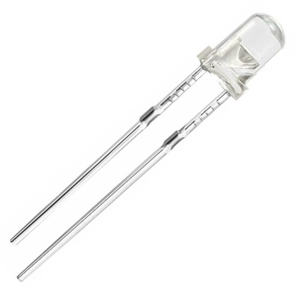 10x Pack Led 3mm (20 mA) - Blanco Frío