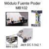 Módulo MB102  Mini Usb (3.3V o 5V)(700mA) - Imagen 2