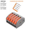 5x Pack Conector Eléctrico Rápido Wago 215 ( 5 pines ) - Imagen 2