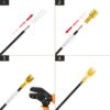 10x Pack Pares Terminal Eléctrico Plano 2.8mm (40 piezas) - Imagen 3