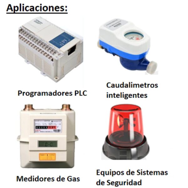 Pila ER14250 TS14250 Litio Cloruro de Tionilo 1/2 AA (3.6V)-3
