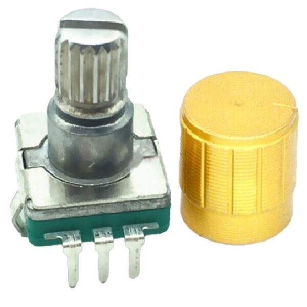 Encoder Rotatorio 30 posiciones pulsador 12.5mm con tapa