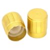 2x Pack Capuchón gorra tapa encoder rotatorio color dorado
