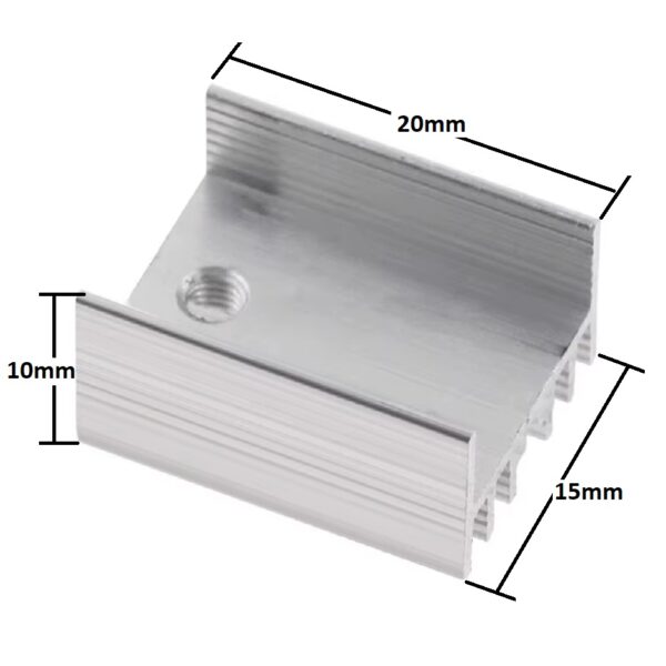 5x Pack Disipador Calor Transistores TO-220-2