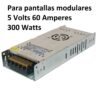 Fuente ultra delgada pantallas modulares 5V 60A 300W - Imagen 2