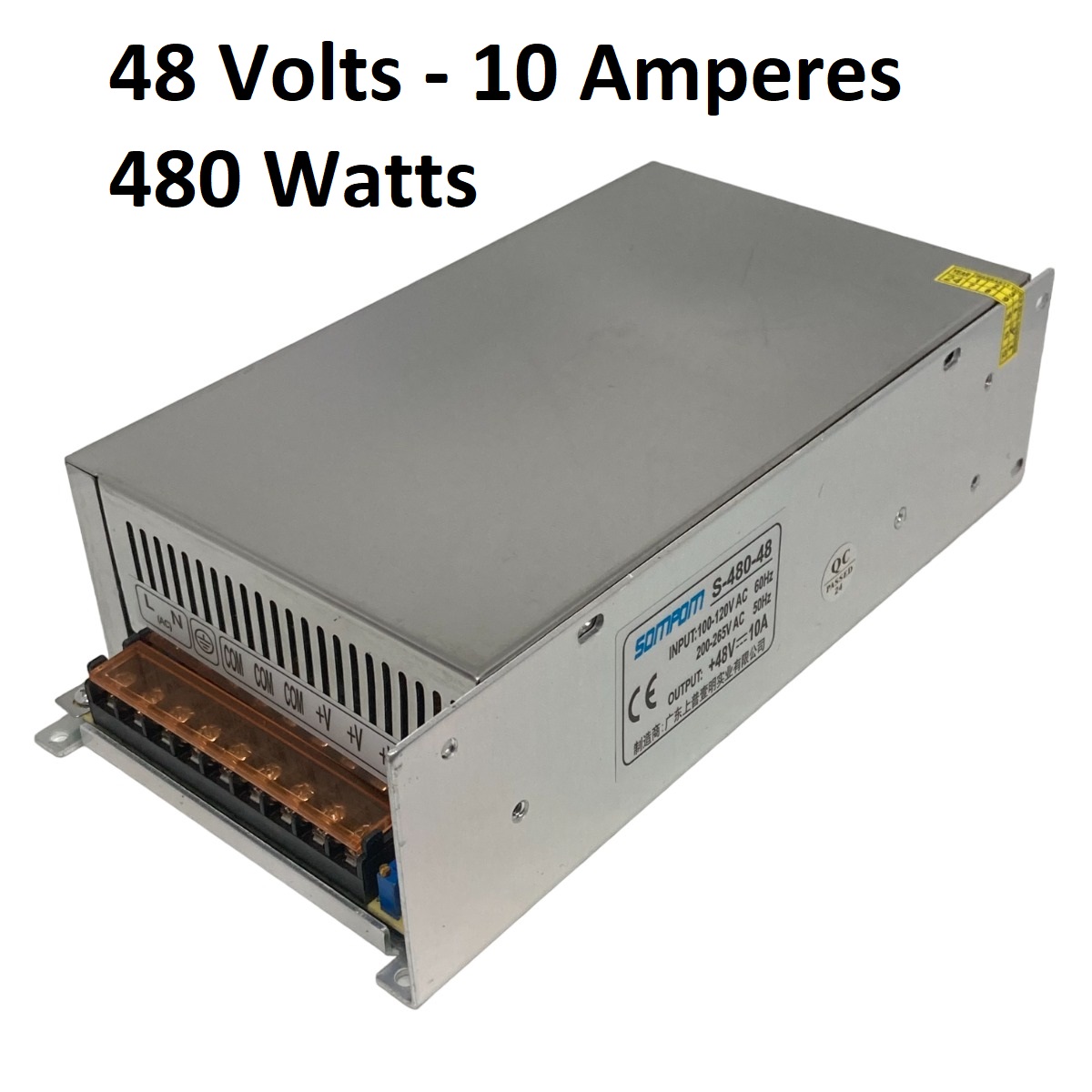 Fuente de poder Switching 220VAC a 48VDC (10A 480W) - Imagen 2