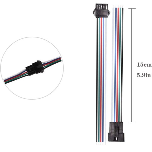 4x Pack Par de conectores JST 2.5mm 5 pines (8 piezas)-ML