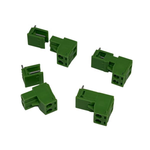 4x Pack terminales ángulo KF2EDG 2 pines 5.08mm (8 piezas)-2
