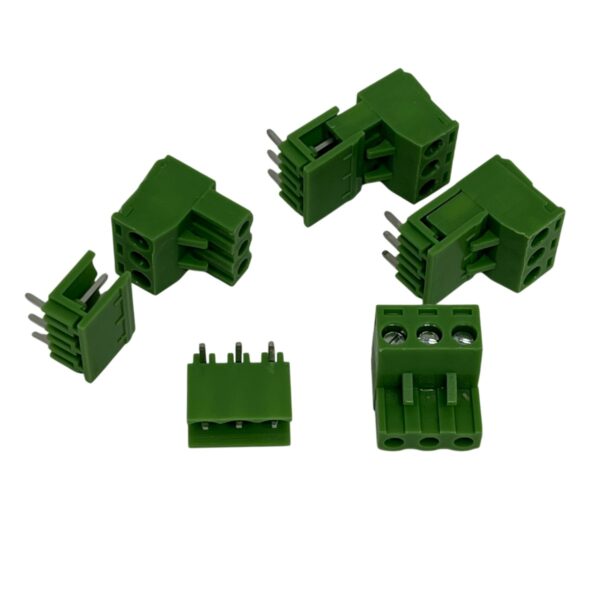4x Pack terminales ángulo KF2EDG 3 pines 5.08mm (8 piezas)-ML
