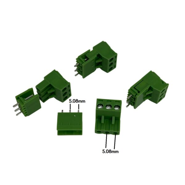 4x Pack terminales recto KF2EDG 3 pines 5.08mm (8 piezas)-1