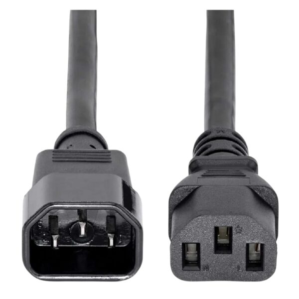 Cable fuente de poder Macho-Hembra Tipo C13 C14 1.8 metros-ML