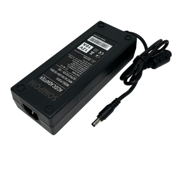 Cargador Transformador 12Volts 10A 120W Conector 5.5x2.1-ML