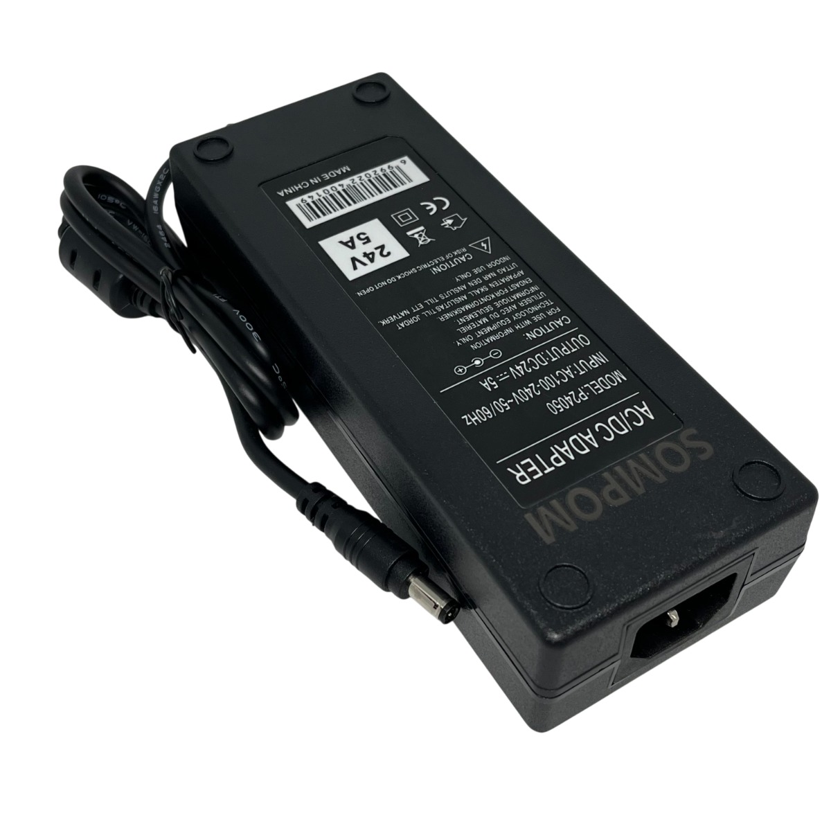 Cargador Transformador 24Volts 5A 120W Conector 5.5x2.5-2.1-8