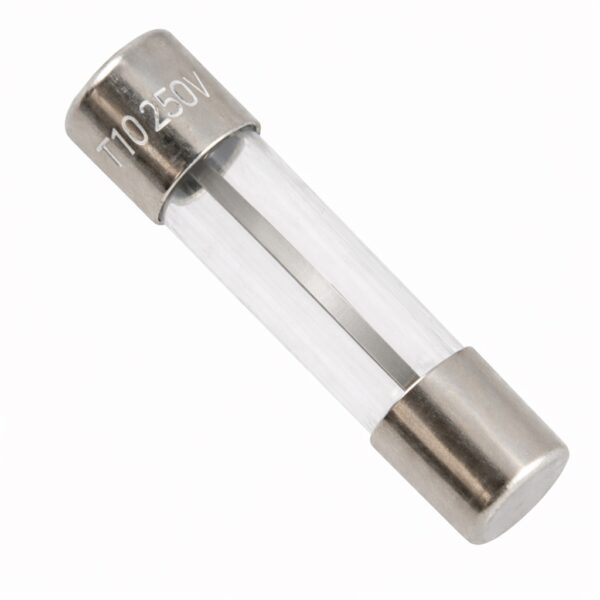 5x Pack Fusible 5x20 T10A Amper 250V Retardo Lento Espiral-ML