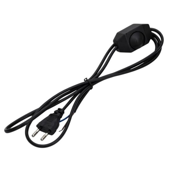 Atenuador Regulador Brillo Dimmer 220V 1.8m (Negro)-ML
